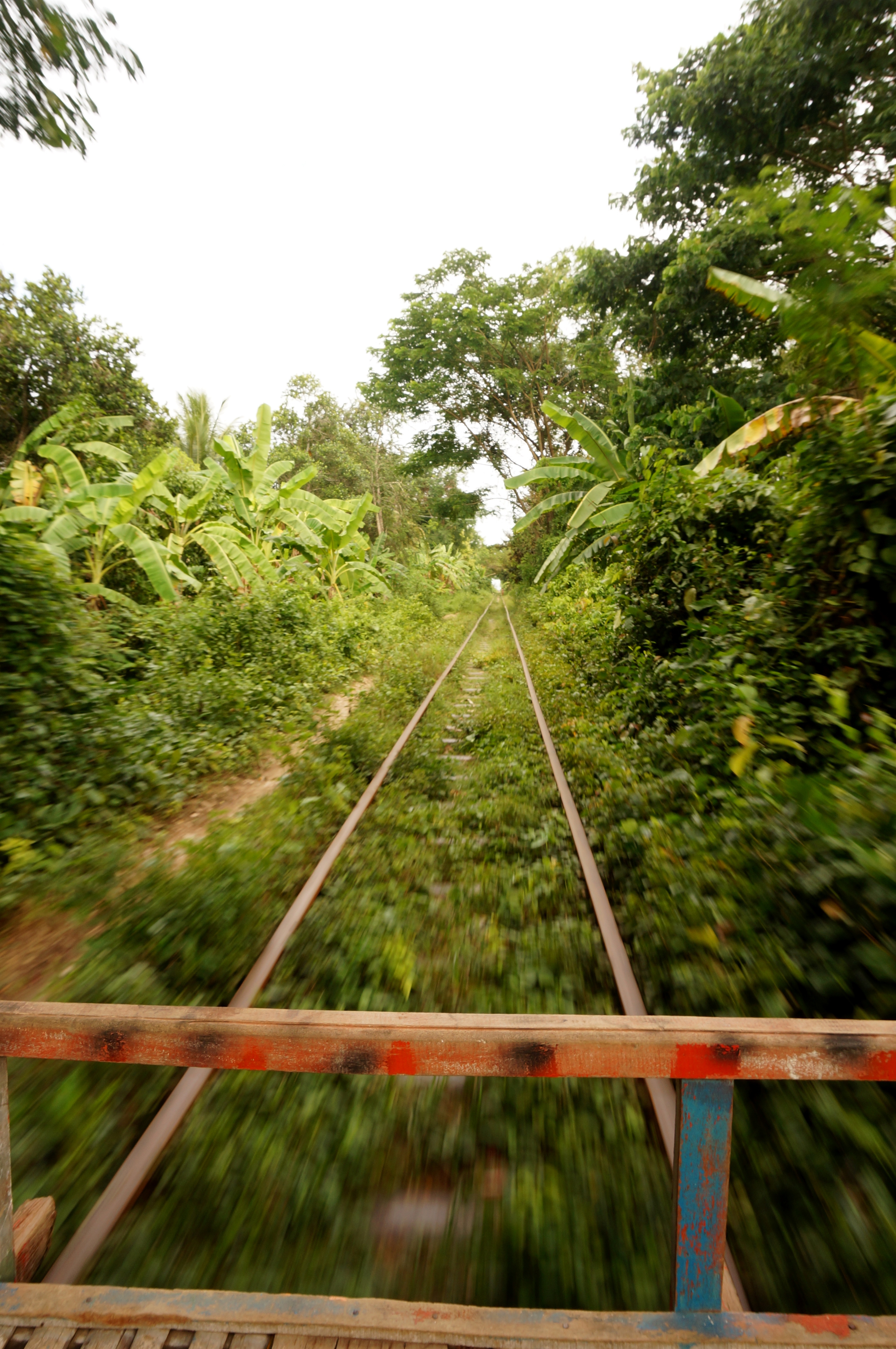 The Bamboo Train in Battambang
